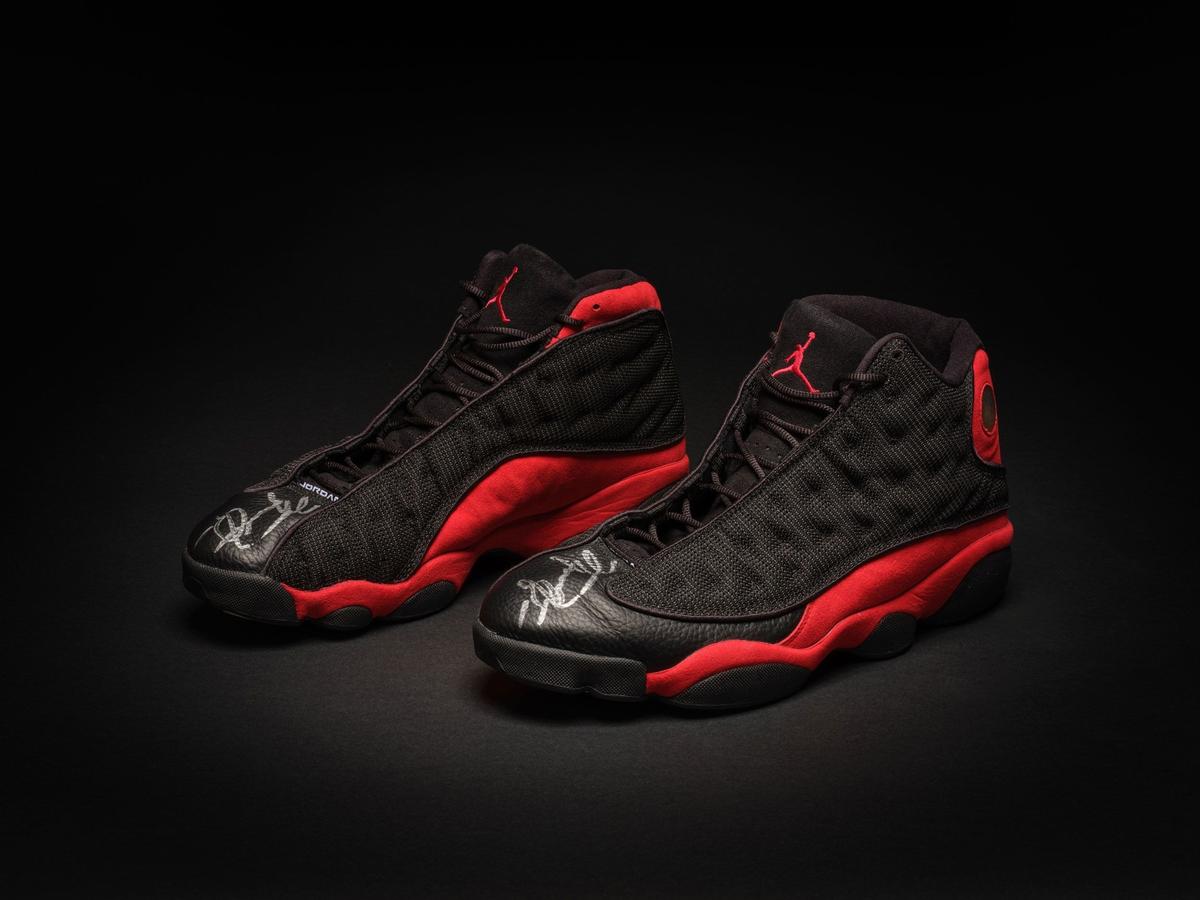 Michael Jordan's 1998 NBA Finals Sneakers.jpg most expensive shoes 
